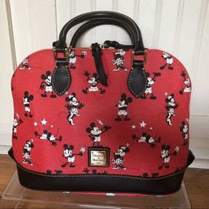 Disney Dooney & Bourke Red Retro Satchel